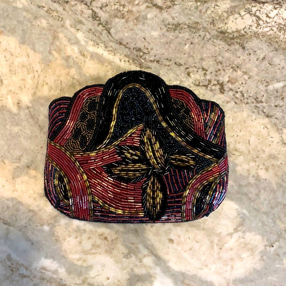 Vintage Imperial Fashions Beaded Clutch